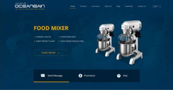 云计算装备技术服务的外贸营销型网站设计赏析 技术与营销的完美融合